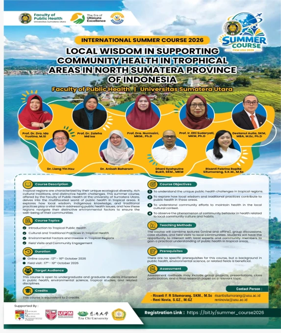 International Summer Course FKM USU 2026